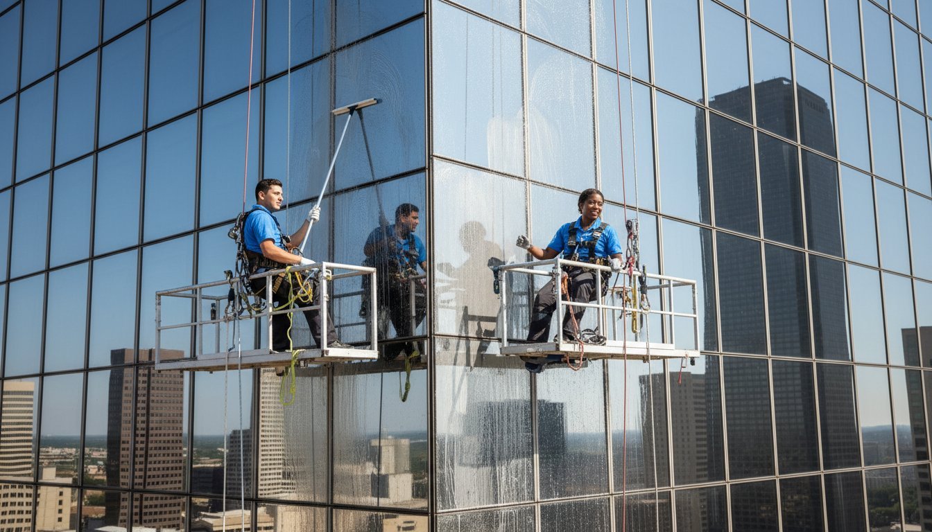 Commercial Window Washing Near Me: The 2026 Houston Facility Manager’s Guide