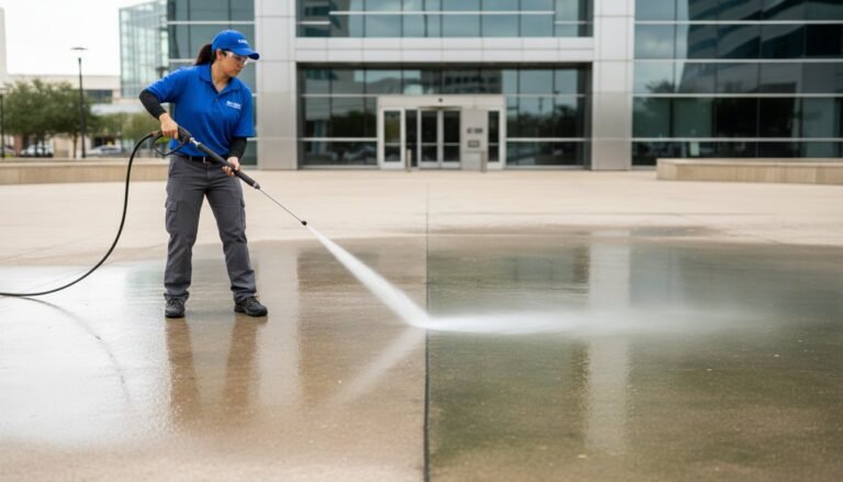 Commercial Pressure Washing in Houston: A Strategic Facility Manager’s Guide