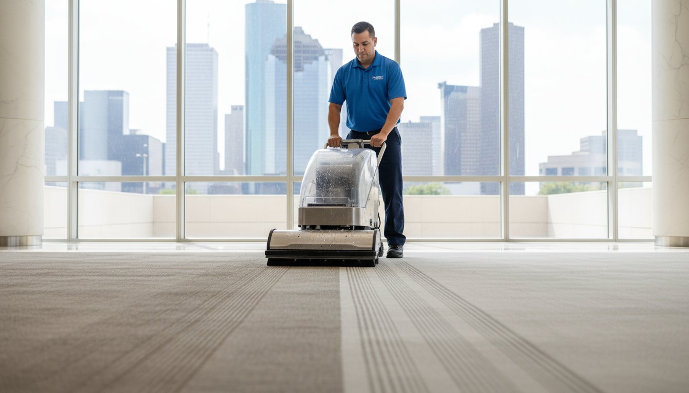 Houston Commercial Carpet Deep Cleaning: The 2026 Strategic Facility Manager’s Guide
