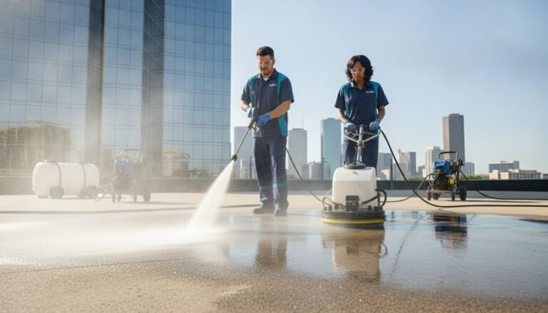 Commercial Pressure Washing Prices Houston: 2026 Facility Manager’s Cost Guide