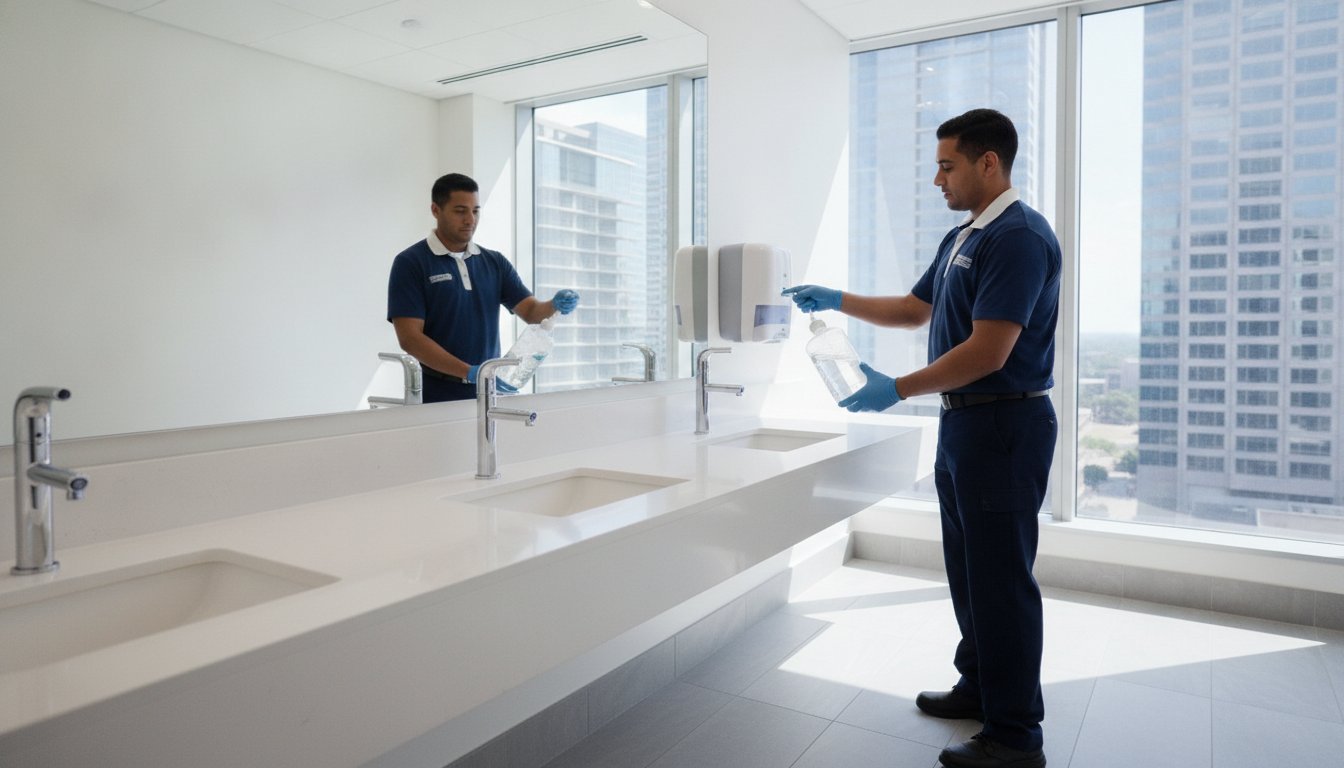 Keeping Office Restrooms Clean and Stocked: A Strategic Houston Facility Guide