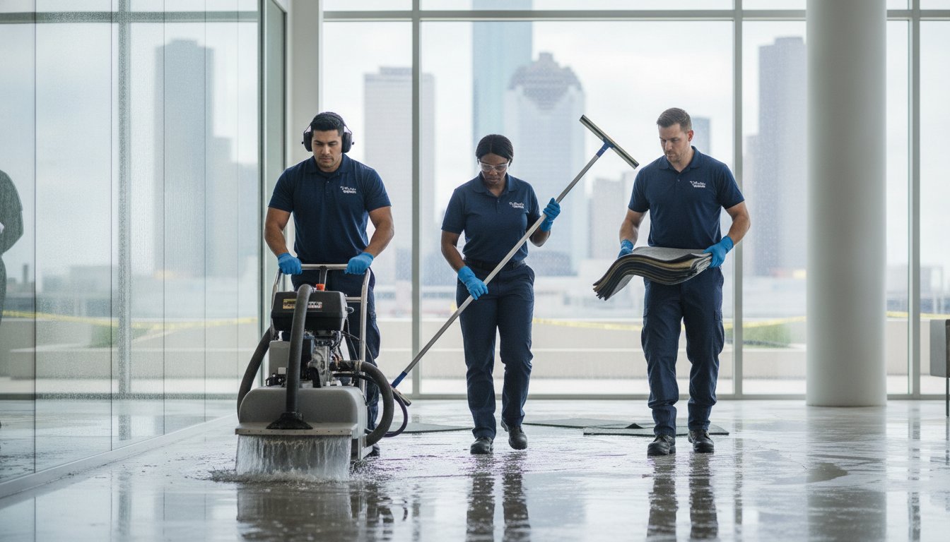 Post-Flood Commercial Deep Cleaning Services in Houston: A Strategic Management Guide (2026)