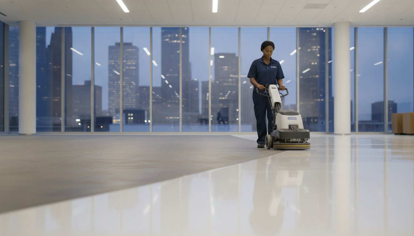 Commercial Floor Stripping and Waxing: The Houston Facility Manager’s Strategic Guide